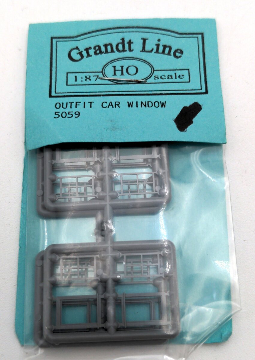 Grandt Line 5059 HO Outfit Car Window (Pack of 8)