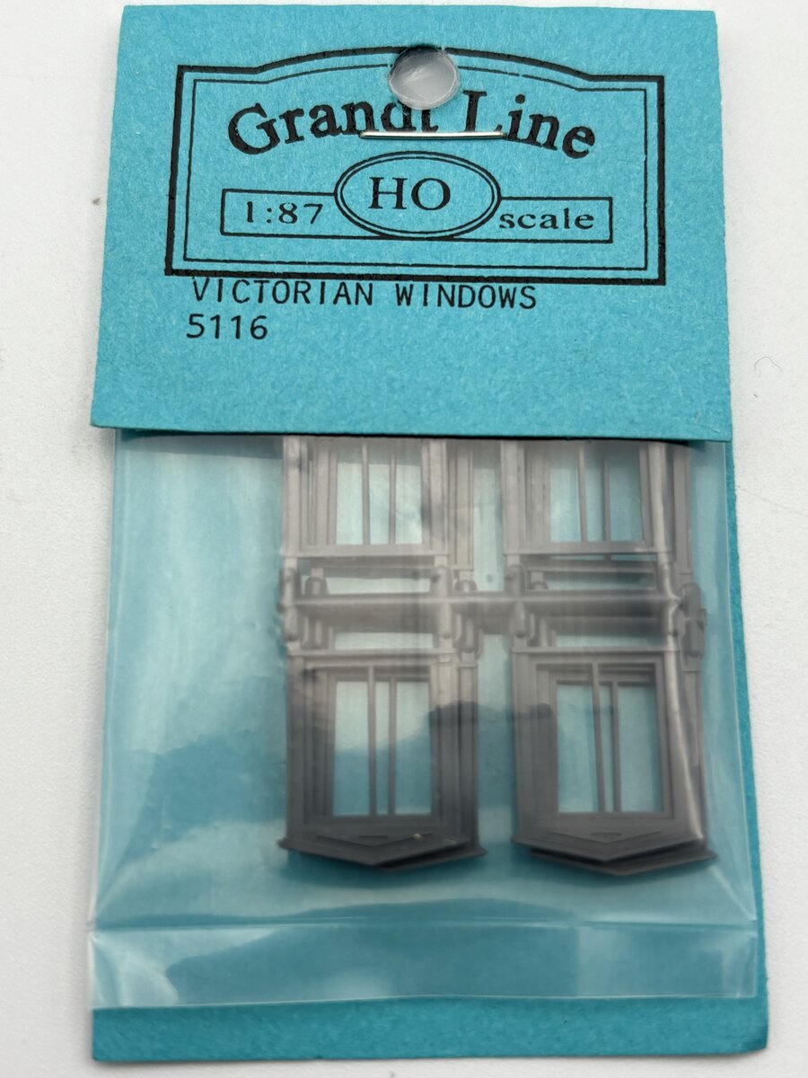 Grandt Line 5116 HO 30? x 61?  Victorian Window Set (Set of 2)
