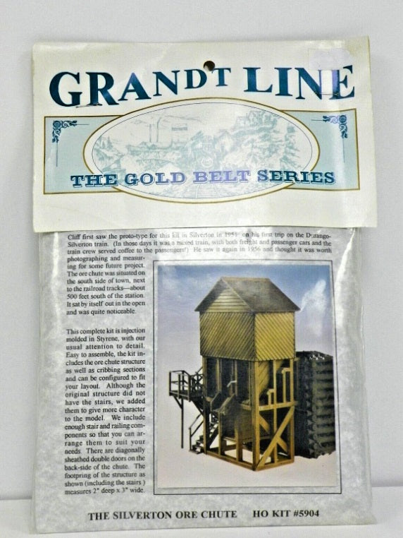 Grandt Line 5904 HO The Gold Belt Series The Silverton Ore Chute Building Kit
