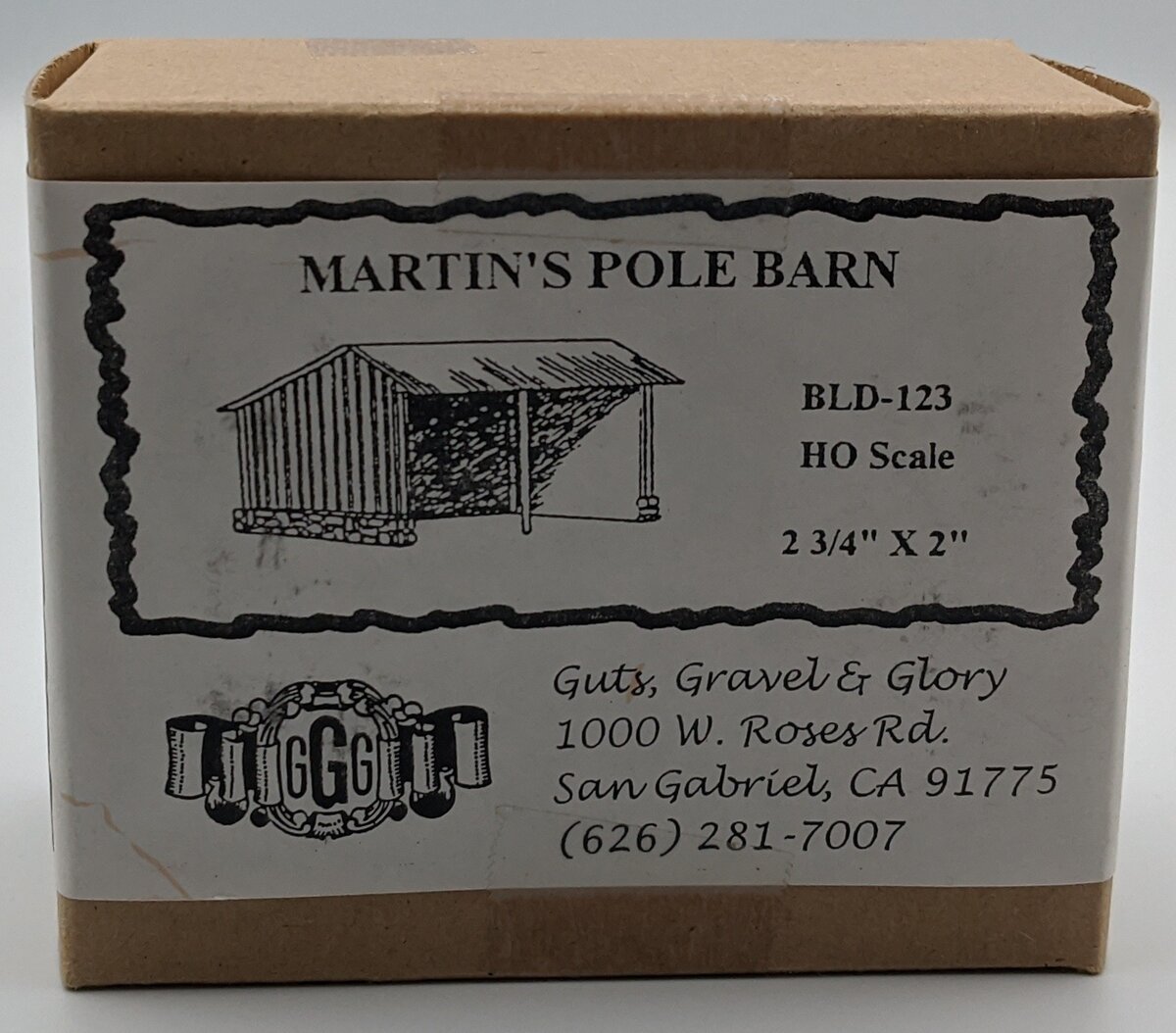 Guts, Gravel & Glory RR Supply 123 Martin's pole barn