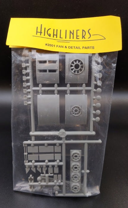 Highliner 2001 Fan & Detail Parts Plastic Set