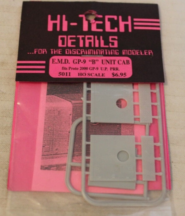 Hi-Tech Details 5011 HO Union Pacific & Pennsylvania B Unit Cab Conversion Kit