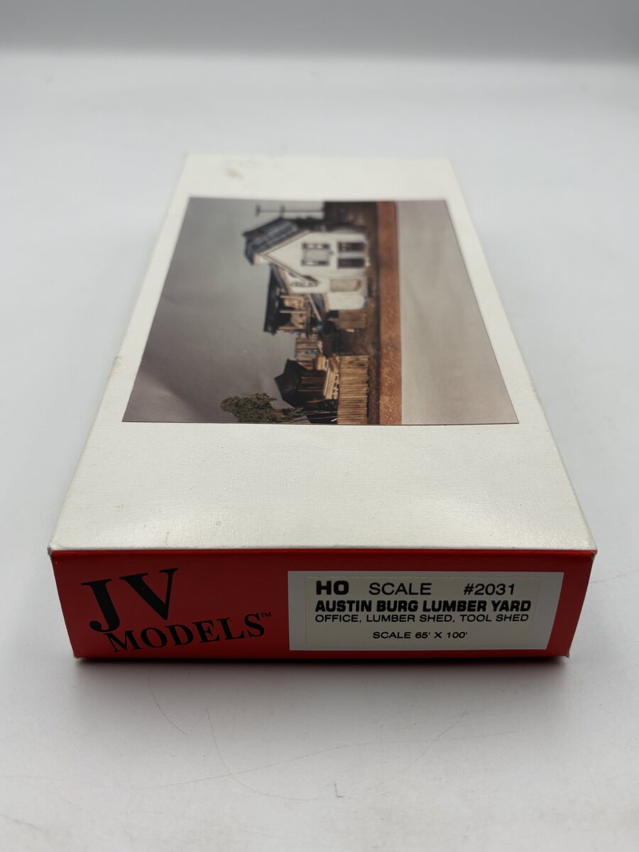 JV Models 2031 HO Scale Austin Burg Lumber Yard Building Kit