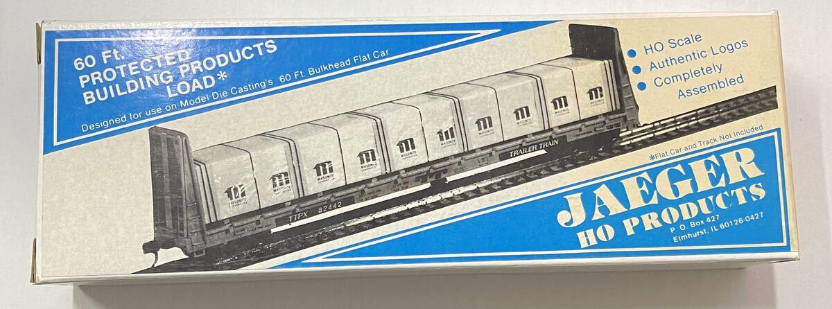Jaeger Products 3400 HO Scale Masonite Corporation 60' Protected Products Load