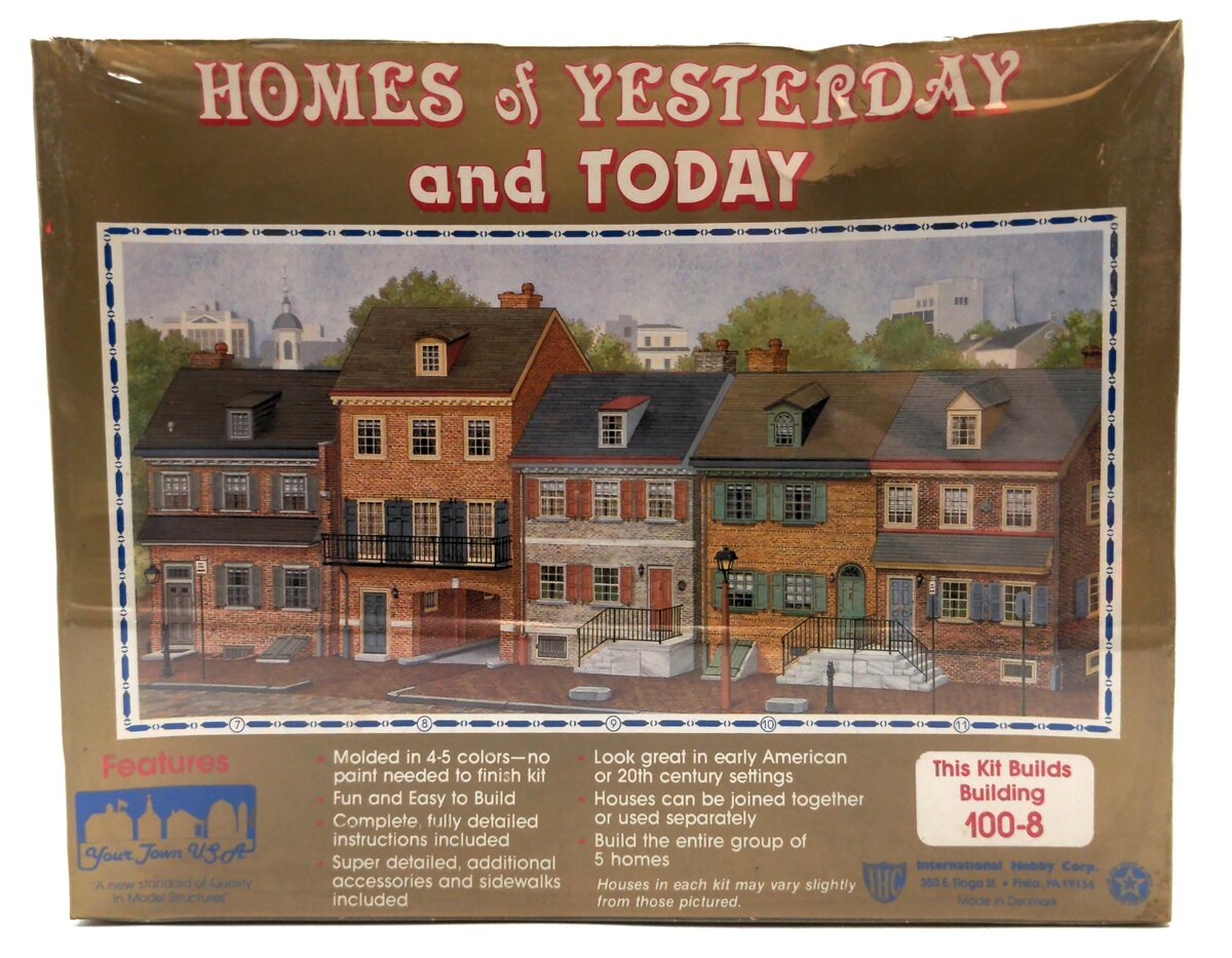 IHC 100-8 HO Homes of Yesterday and Today Vanderbilt House Colonial Building Kit