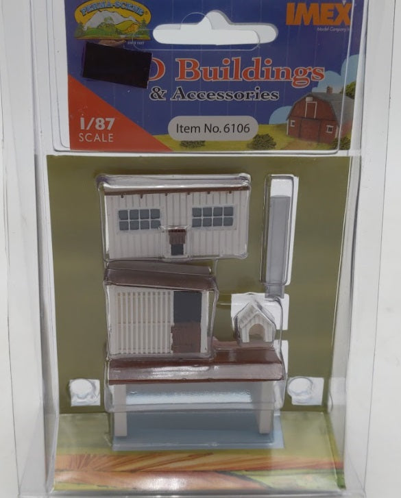Imex 6106 1:87 Scale Farm Buildings and Accessories Set Assembled