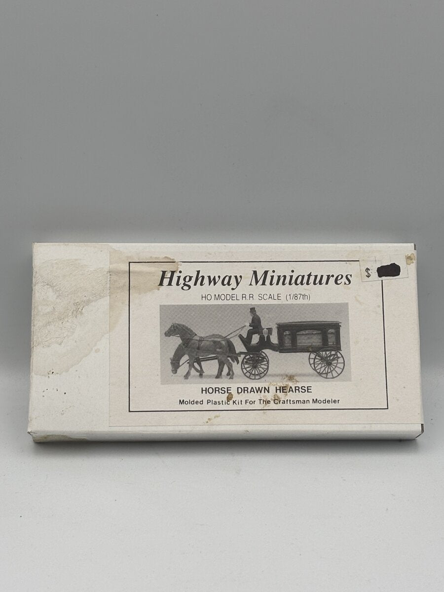 Jordan Products 360-106 HO Horse-Drawn Hearse - Kit (Plastic)