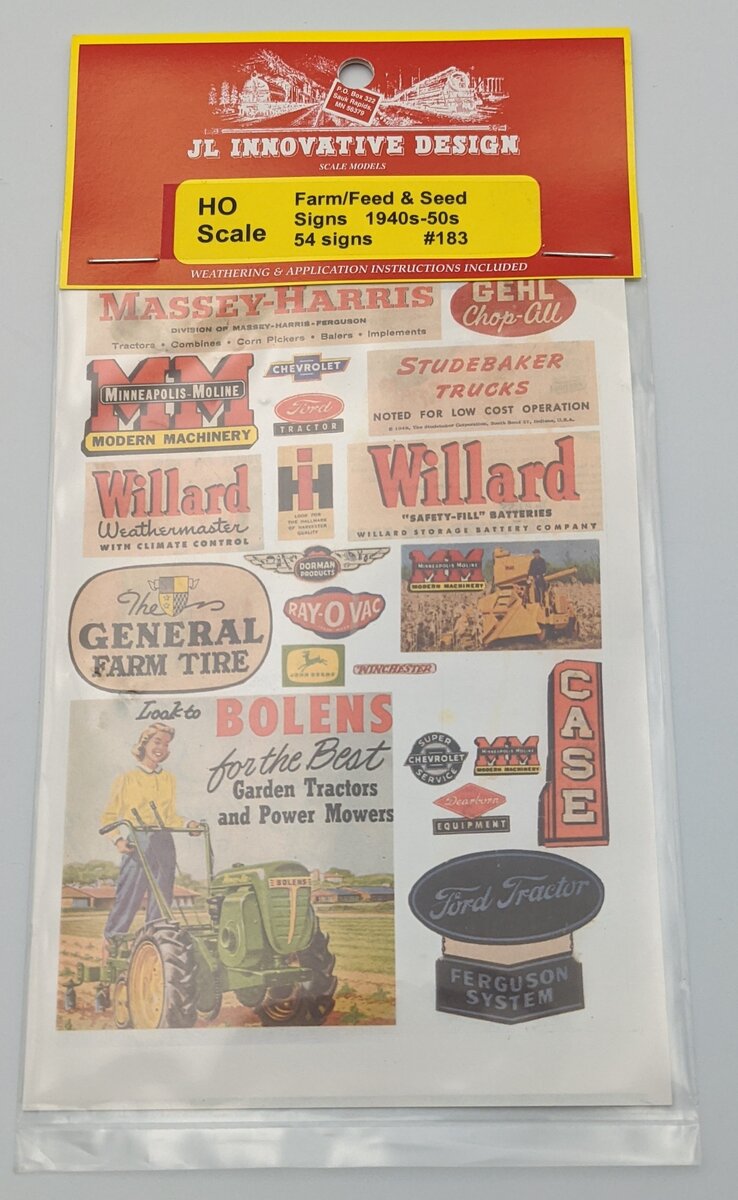 JL Innovative Design 183 HO 1940 & 1950 Farm Implement Posters (54)
