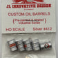 JL Innovative Design 412 Silver Industrial Barrels (Pack of 5)