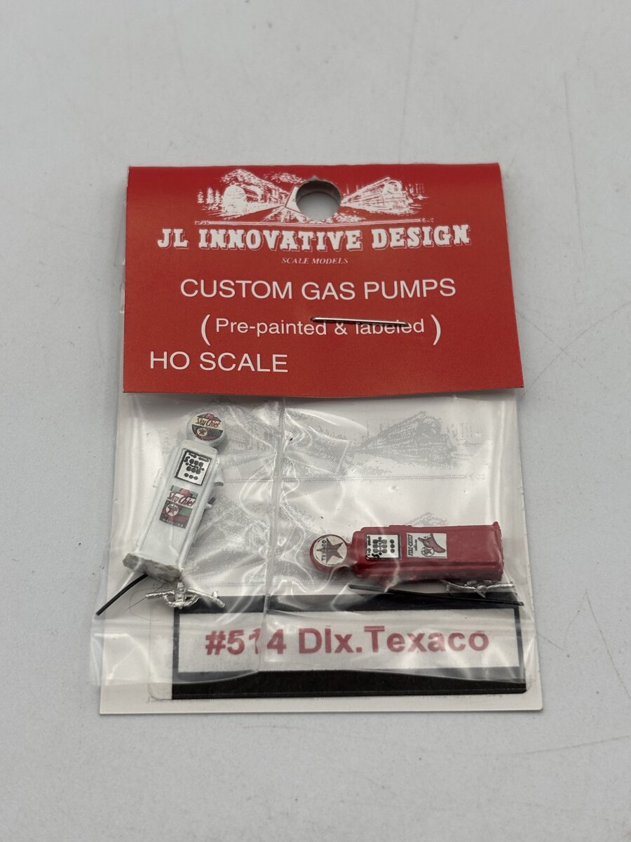 JL Innovative Design 514 HO Texaco Deluxe Custom Gas Pump (Pack of 2)