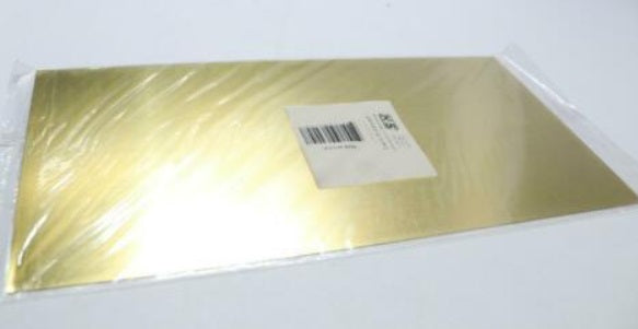 K&S 16404 .016" x 6" x 12" Brass Sheet 1 Piece