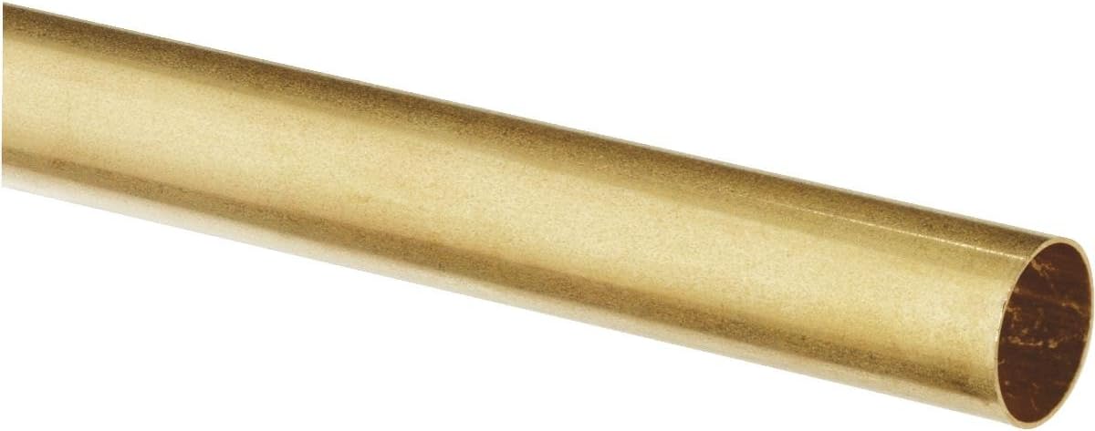 K&S 9117 17/32" x 0.014" x 36" Round Brass Tube