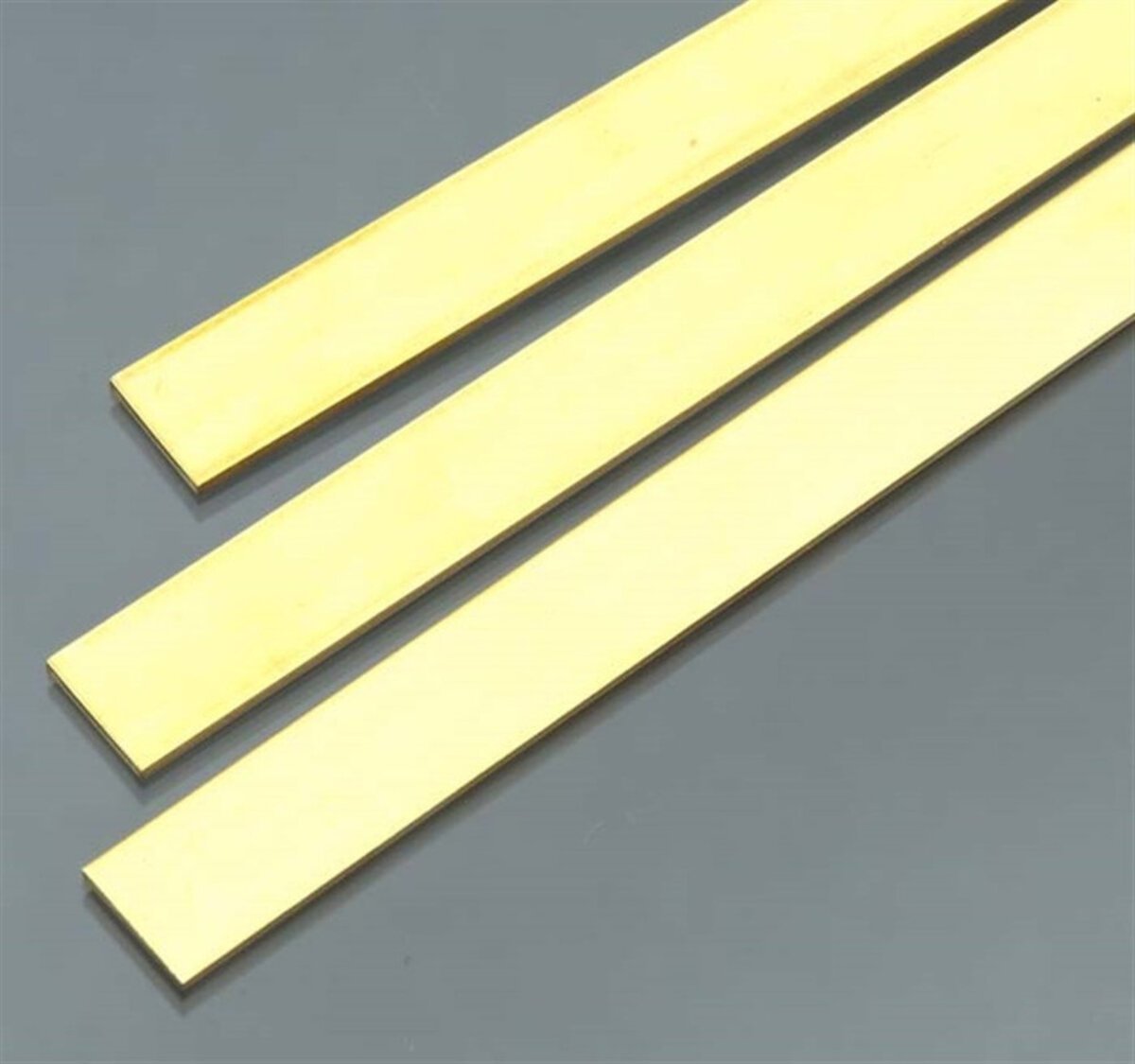 K&S 9730 1/16" x 1/2" x 36" Brass Strip (Pack of 3)