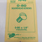 Kadee 1646 0-80 x 1/4" Stainless Steel Round Head Screws (Pack of 12)