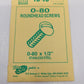 Kadee 1649 Stainless Steel Round Head Screws 0-80 x 1/2" (Pack of 12)