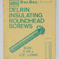 Kadee 256 Delrin Insulating Roundhead Screws 2-56 x 1/2" (Pack of 12)