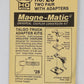 Kadee 28 HO Scale Magne-Matic Coupler Conversion Talgo-Trucks Adapter Kit