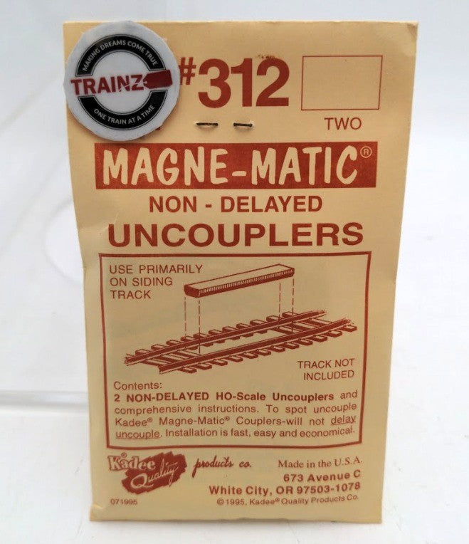 Kadee 312 HO Scale Magne-Matic Uncouplers Non-Delayed Kit