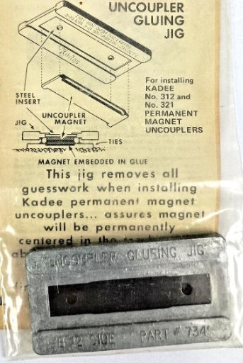 Kadee 334 HO Scale Uncoupler Gluing Jig