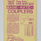 Kadee 36 HO Scale Magne-Matic Couplers Two Pair - with Draft Gear Kit