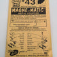 Kadee 43 HO Scale Metal Short Centerset Coupler