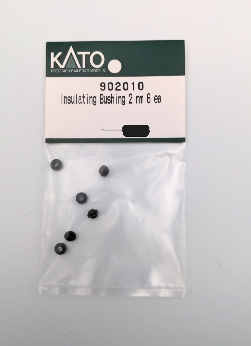 Kato 902010 Insulated Bushing 2mm Plastic (Pack of 6)