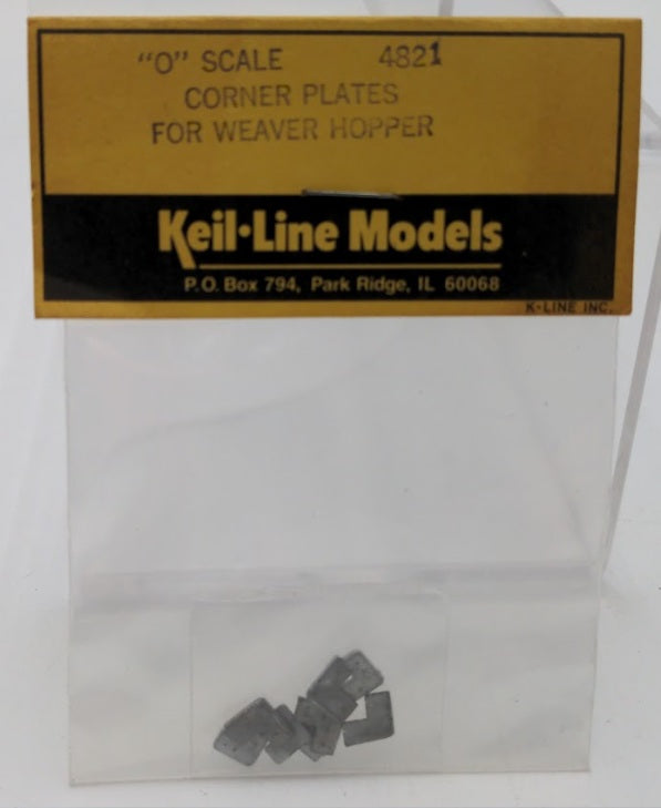 Keil-Line Products 4821 O Scale Corner plate for Weaver Hopper (Pack of 8)