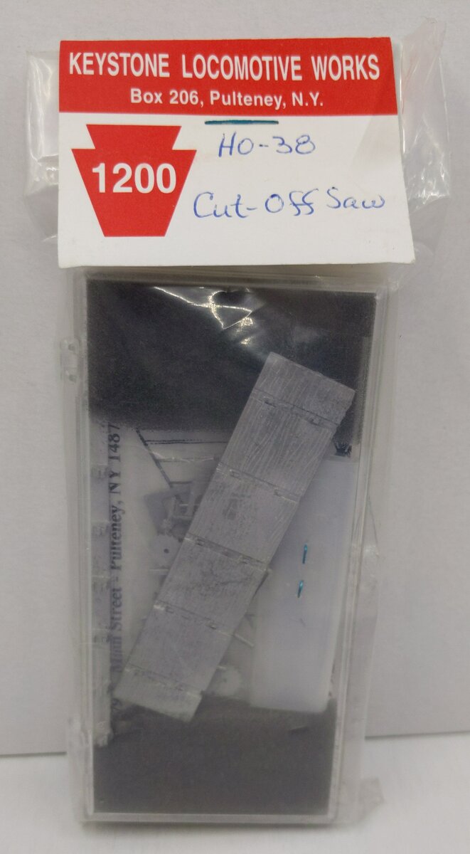 Keystone Locomotive HO Scale 38 Keystone Cut-Off Saw Building Kit