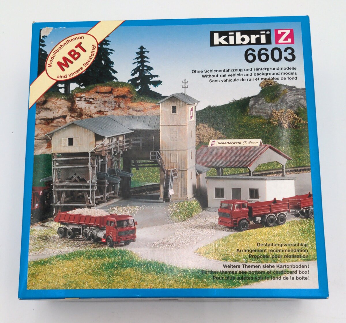 Kibri 6603 Z Schotterwerk Gravel Works Building Kit