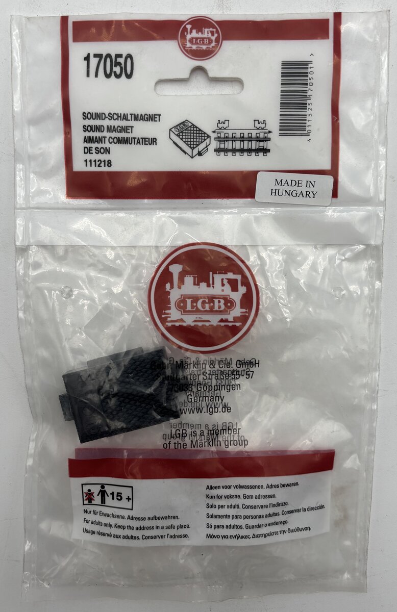 LGB 17050 G Scale Sound Trigger Track Switching Magnet