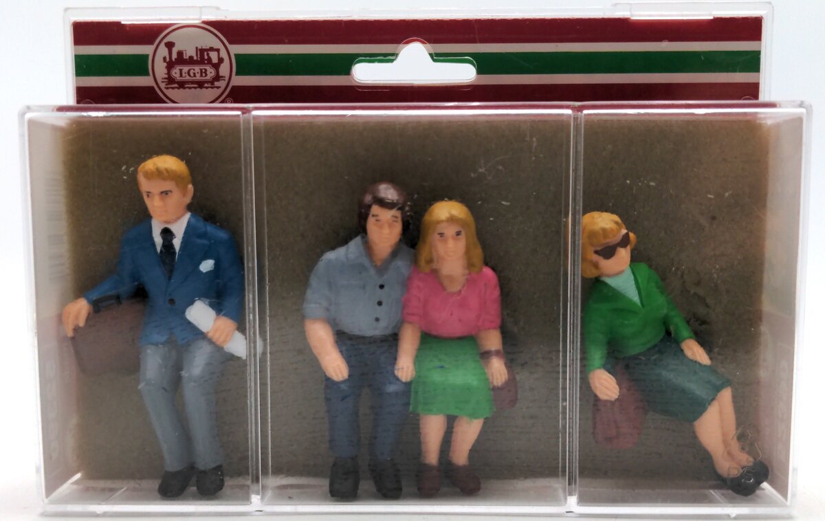 LGB 52390 G Scale Seated Passenger Figures #2 (Set of 4)