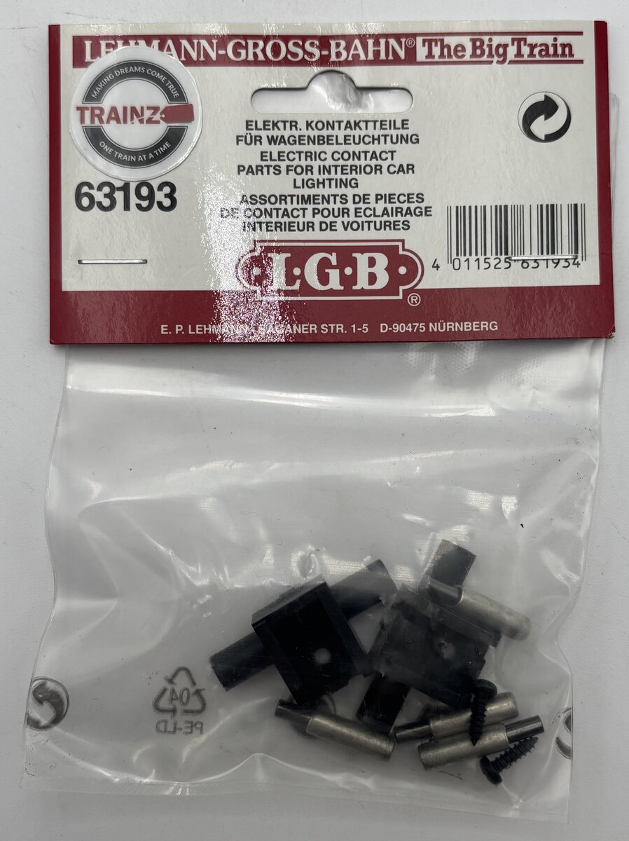 LGB 63193 G Electrical Contacts Parts For Interior Car Lighting (Set of 2)