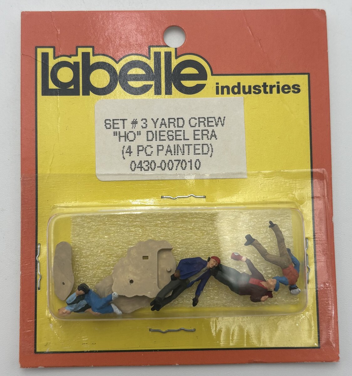 LaBelle 7010 HO #3 Yard Crew Figure Set