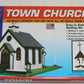 Life Like 433-1350 HO Town Church Building Kit