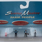 Life Like 1608 HO Farm People Figures SceneMaster (Set of 6)