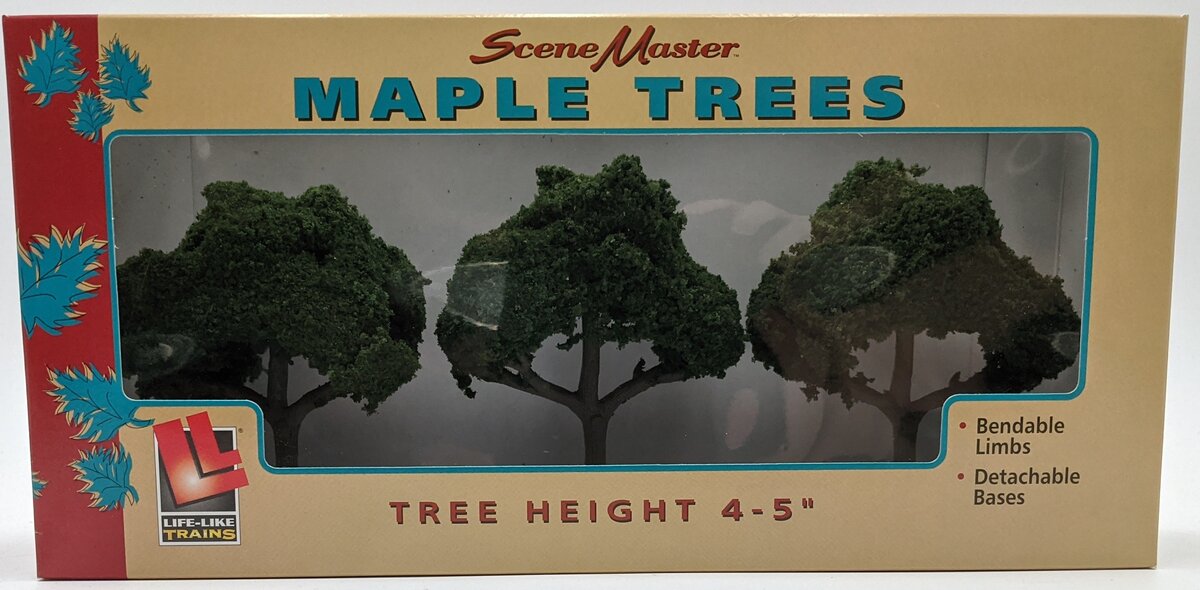 Life Like 1978 Medium Maple Trees (Pack of 3)