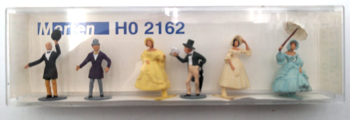 Merten 2162 HO Oldtime People #2 Figures (Set of 6)