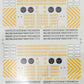 Microscale 60-4278 N US Army Railroad Equipment Diesel Waterslide Decal Sheet