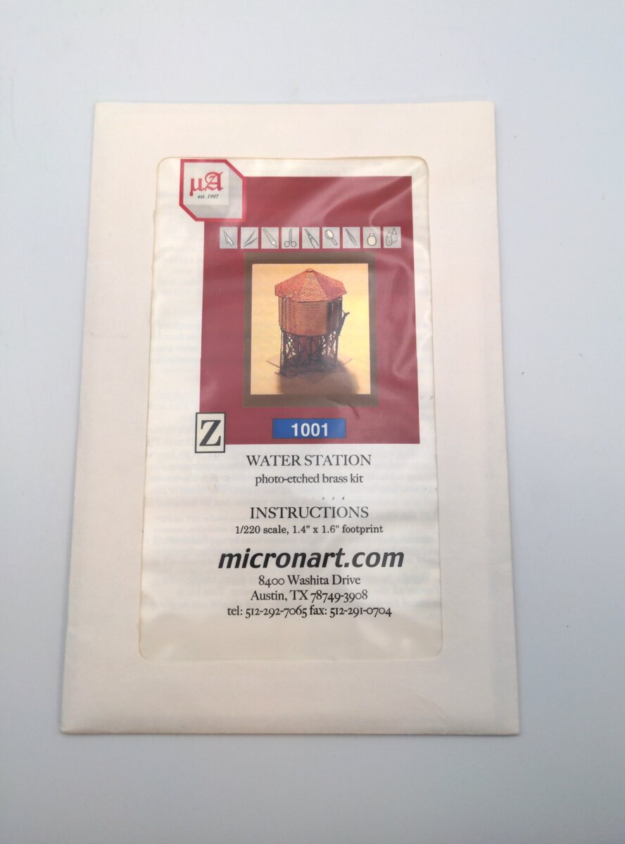 Micron Art 1001 Z Mainline Water Station Brass Model Kit