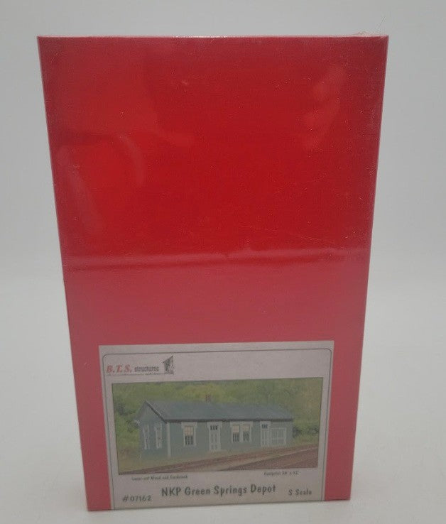 B.T.S. 7162 S Scale Nickel Plate Prototype Green Springs Depot Building Kit