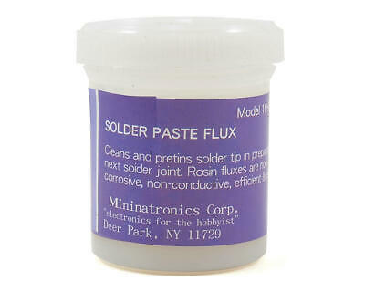 Miniatronics 10-650-02 Electrical Accessories Solder Flux Paste 2 oz. Jar