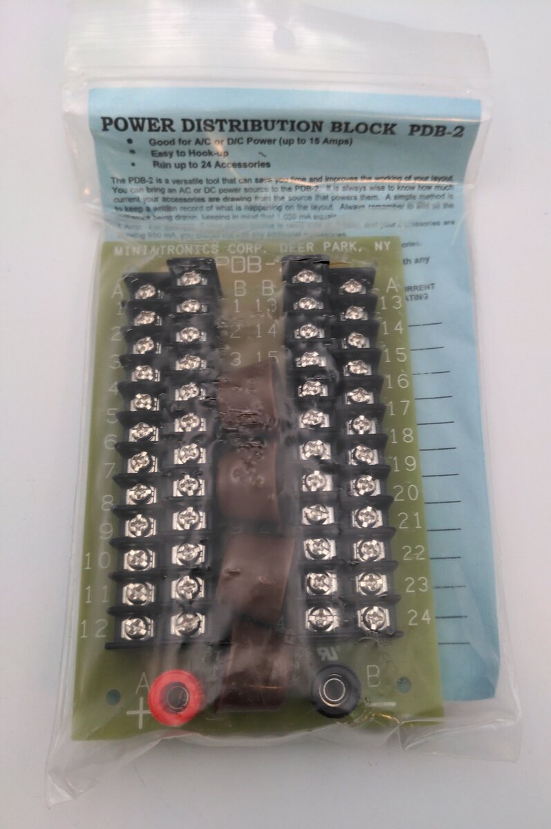 Miniatronics PDB-2 24 Terminal Power Distribution Block