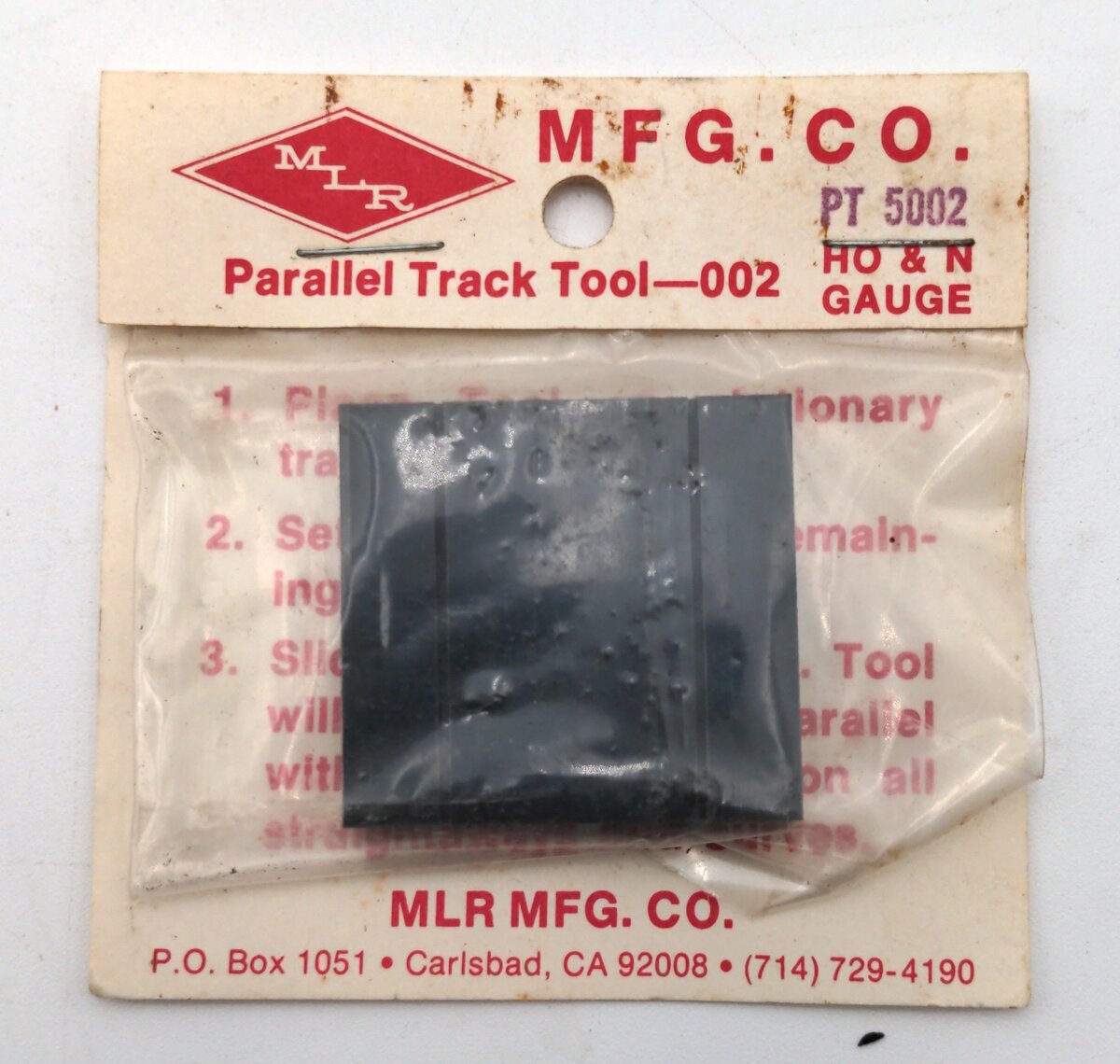 MLR Mfg 479-5002 N, HO, & HOn3 Parallel Track Laying Tool