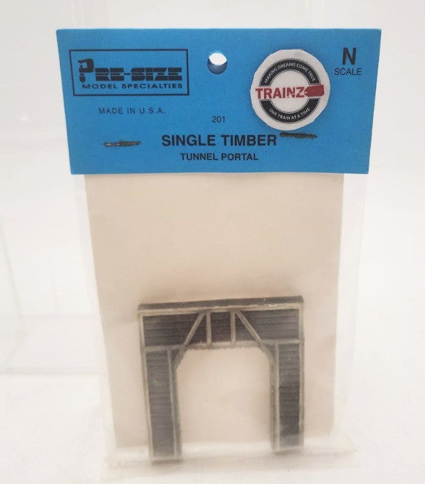 Pre-Size 483-201 N Scale Single Track Tunnel Portal Timber