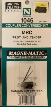 Micro-Trains 1046 N MRC- 2-8-4 Berkshire Locomotive Coupler Conversion Kit