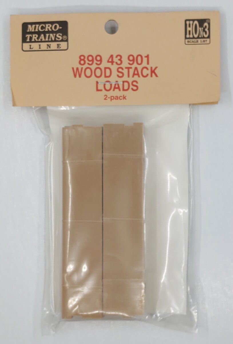Micro-Trains 89943901 HOn3 Wood Stack Load (Pack of 2)