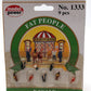 Model Power 1333 N Scale Fat People Plastic Painted Figures (Set of 9)