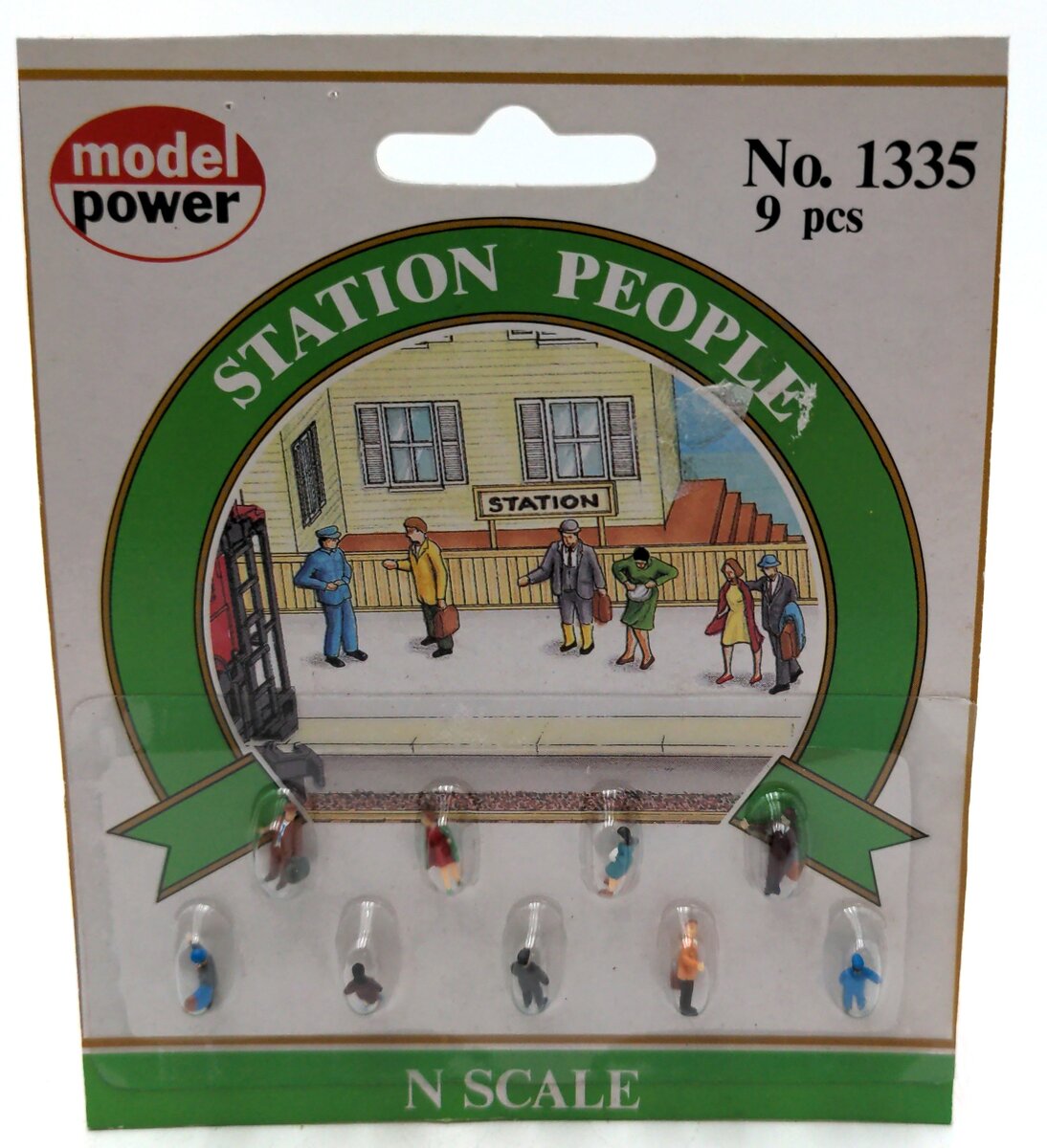 Model Power 1335 N Railroad People Figures (Set of 9)