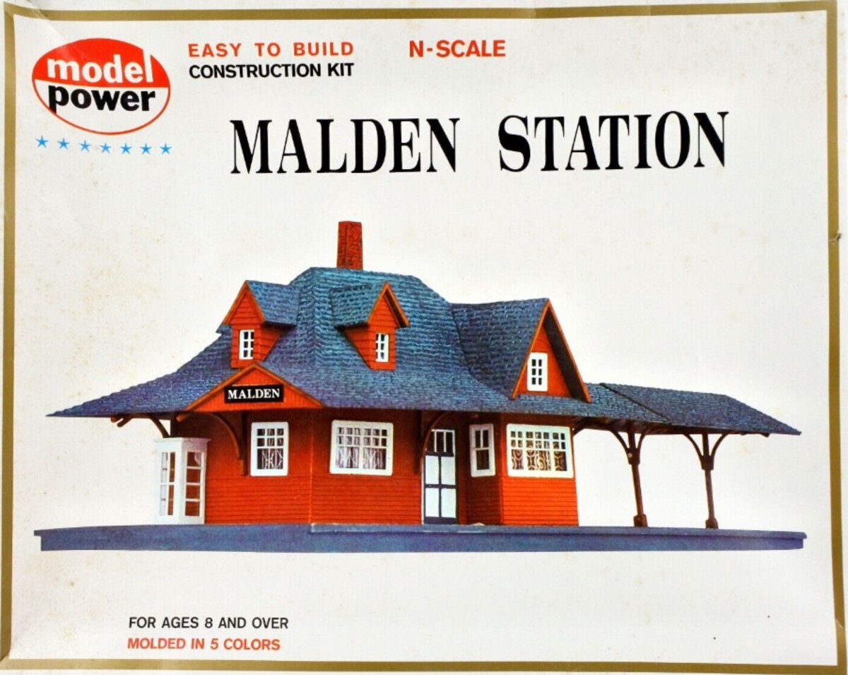 Model Power 1524 N Scale Malden Station Building Kit