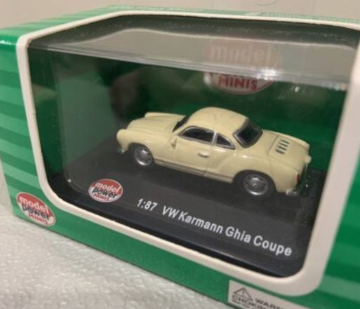 Model Power 19200 1:87 HO Minis Tan VW Karmann Ghia Coupe